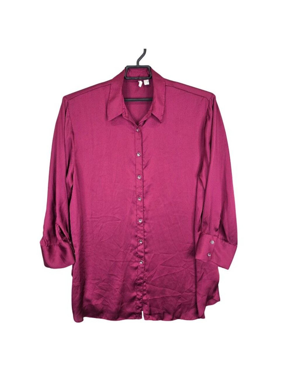 Womens Cato Est. 1946 Pink Button Up Blouse Long Sleeve Polyester Size 18/20W